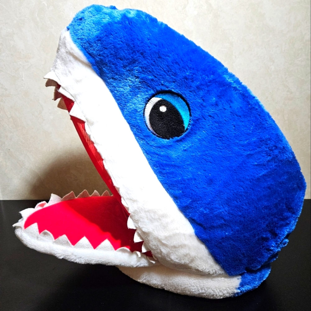 Dan Dee Baby Shark Big Greeter Head Plush Blue Mask Costume Cosplay Adult Unisex - Picture 3 of 16